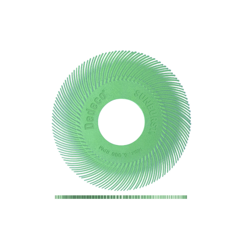 Dedeco SUNBURST 6" TC DISCS LT GREEN 1 MICRON (A/O) 40/BX