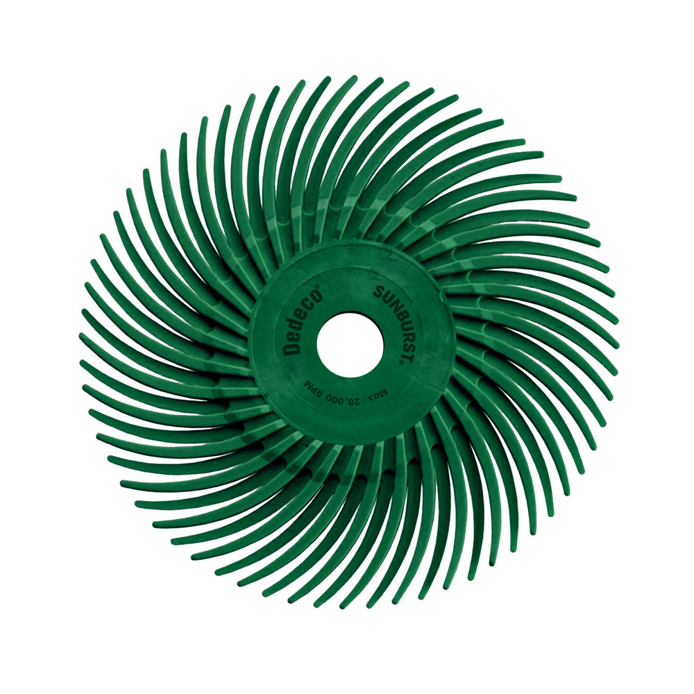 Dedeco Sunburst 4" TC Discs Dark Green 50 Grit 12/BX