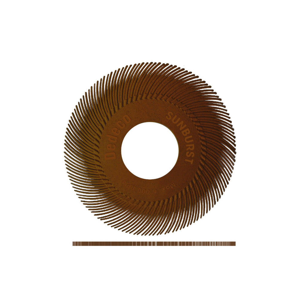 Dedeco Sunburst 6" TC Discs Brown 36 Grit (Aluminum Oxide) 40/BX