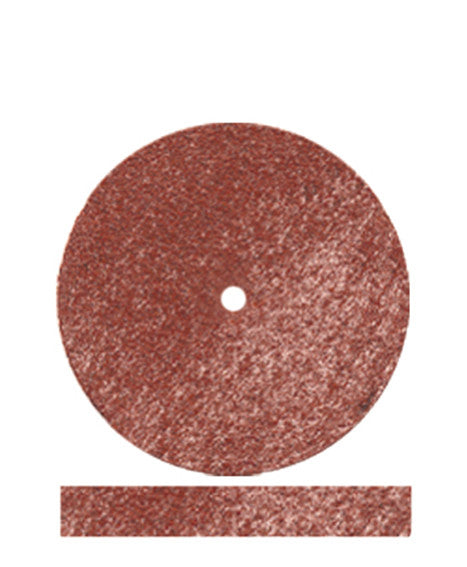 Dedeco Red Flexies, Fine Rubber Wheels (7/8" x 1/8") — 100/Box