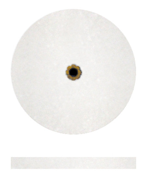 Dedeco Koolies White (F) Size 3, 1" x 3/32" — 50/Box