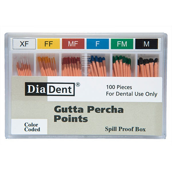 DiaDent Gutta Percha Points, Slide Package #XF/M