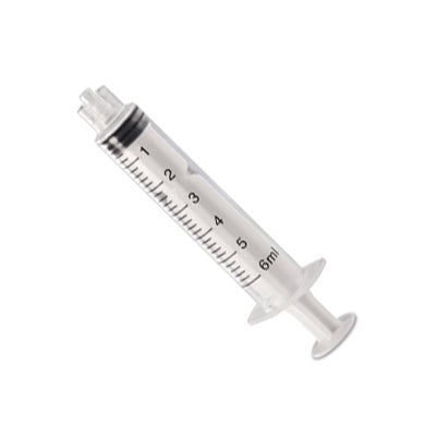 RMH3 Dental Supply Luer-Lock Endo Irrigation Syringes 6cc — 100/Bag