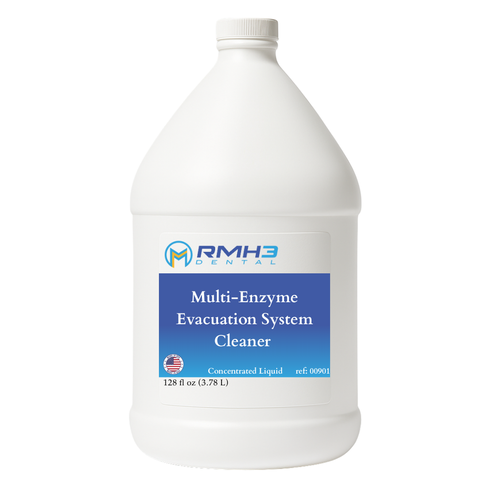 RMH3 Dental Multi-Enzyme Evacuation System Cleaner – Concentrated 1 Gallon Liquid