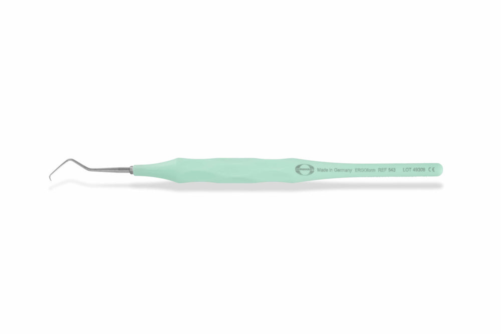 Hahnenkratt E. Ergoform Single Ended Explorer Form G, 1/Pk. Pastel Mint Handle