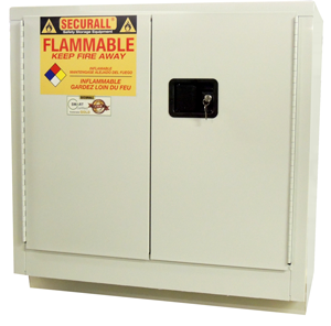 Handler 241FLAM Flammable Storage Cabinet, White or Yellow