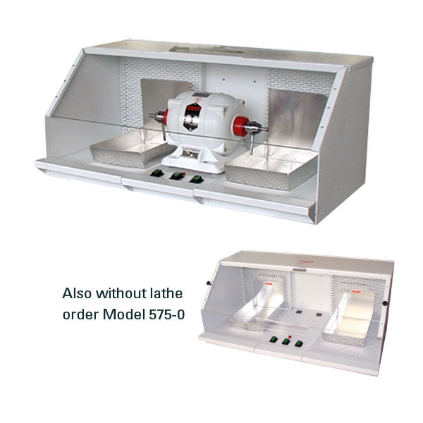 Handler 575 Stainless Steel Bench Top Polishing System with 26A Lathe