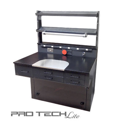 Handler PTL-215SP Pro Tech Lite Complete Single Pedestal Work Station