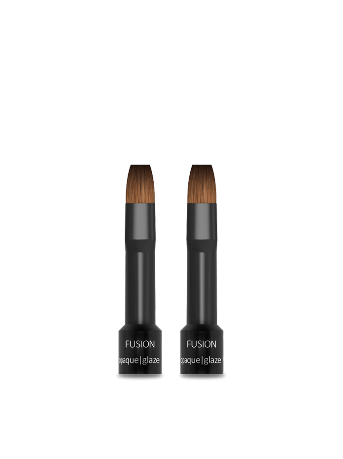 Harvest Dental Fusion Hybrid Kolinsky Brush and Tip - Tips (2 pcs) / Glaze