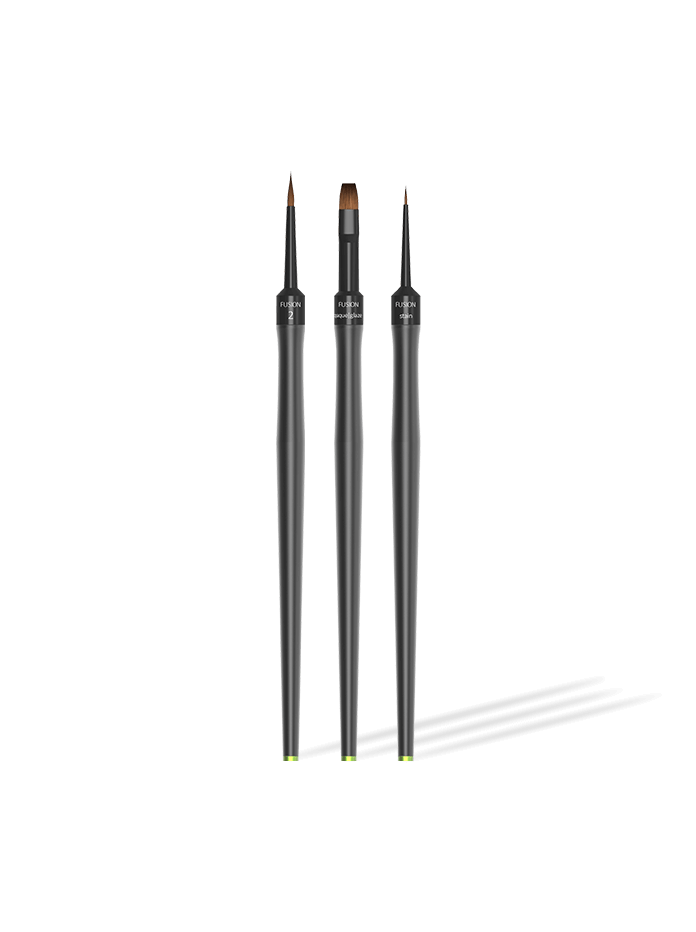 Harvest Dental Fusion Hybrid Kolinsky Brush and Tip-Master Kit / 2
