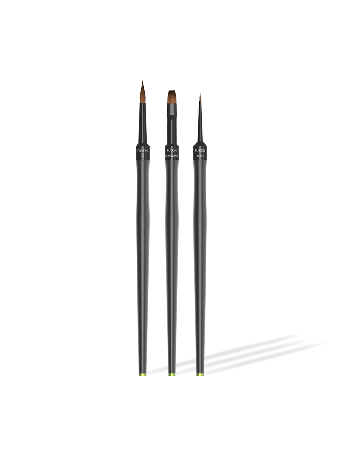 Harvest Dental Fusion Hybrid Kolinsky Brush and Tip-Master Kit / 4