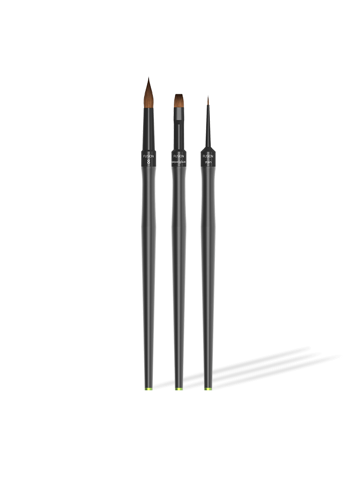 Harvest Dental Fusion Hybrid Kolinsky Brush and Tip-Master Kit / 8