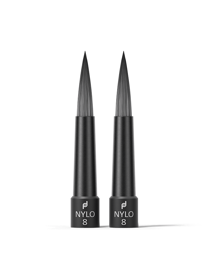 Harvest Dental Nylo Synthetic Hair Brush Tips (2 Pcs) / 8