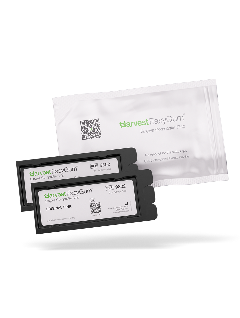 Harvest Dental EasyGum - 4 Strips / Dark Reddish Pink Opaque