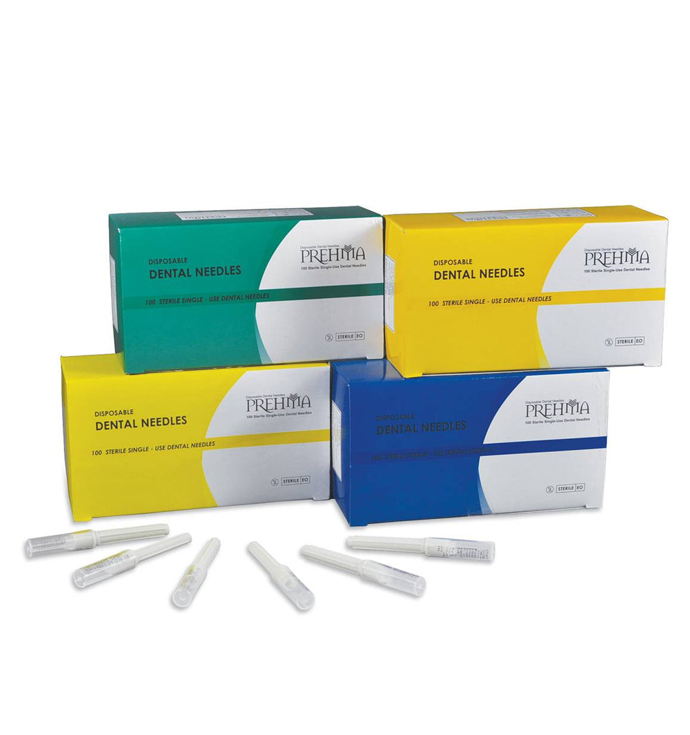 Keystone Prehma Dental Needles, 27G Long, 100/Box