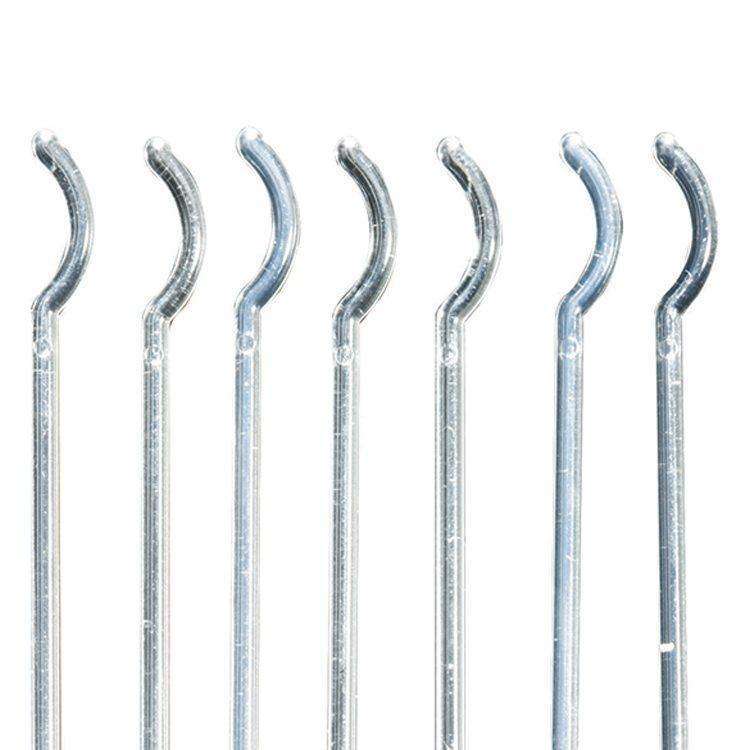 Keystone ITSO Clear, clear Molar clasp, pkg 36