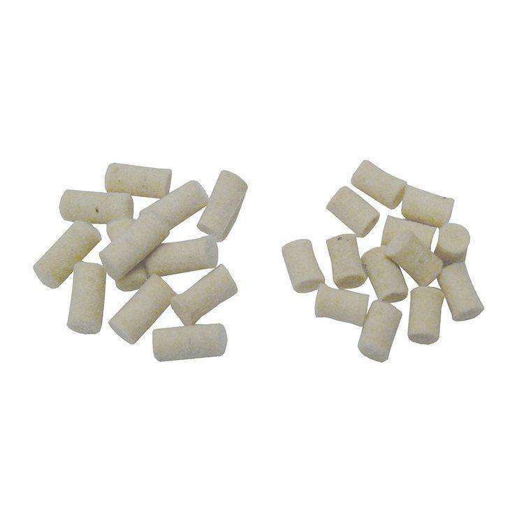 Keystone Felt Cylinders/100 -1/4 Dia X 1/2 Lgth