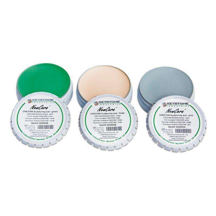 Keystone NewCera CAD/CAM - Sculpturing Wax Green 70g