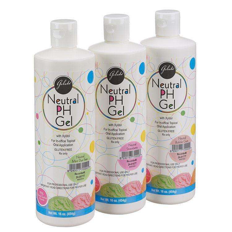 Keystone Gelato 2% Neutral Sodium Fluoride Gel, Bubble Gum, 16 oz