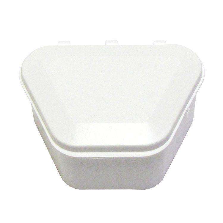 Keystone Denture Cup, White, 12/Pack