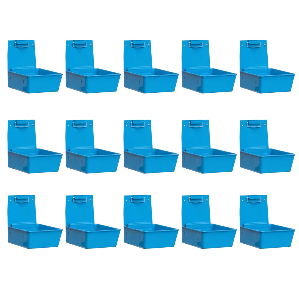 Lab Pan, Blue Plastic with Metal Clip, 7.5" x 6" x 8.5" — 12/Box