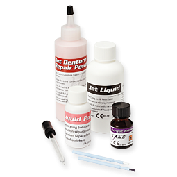 Lang Jet Denture Repair Acrylic, CP-21, Fast Set, Professional Package, 100g Powder & 118mL Liquid