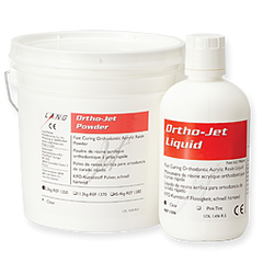 Lang Ortho-Jet Acrylic Resin Powder, Clear, 4oz, 100g