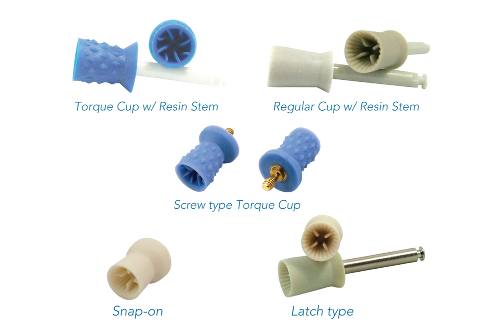 Pac-Dent Latch type Firm White cups, 144/box