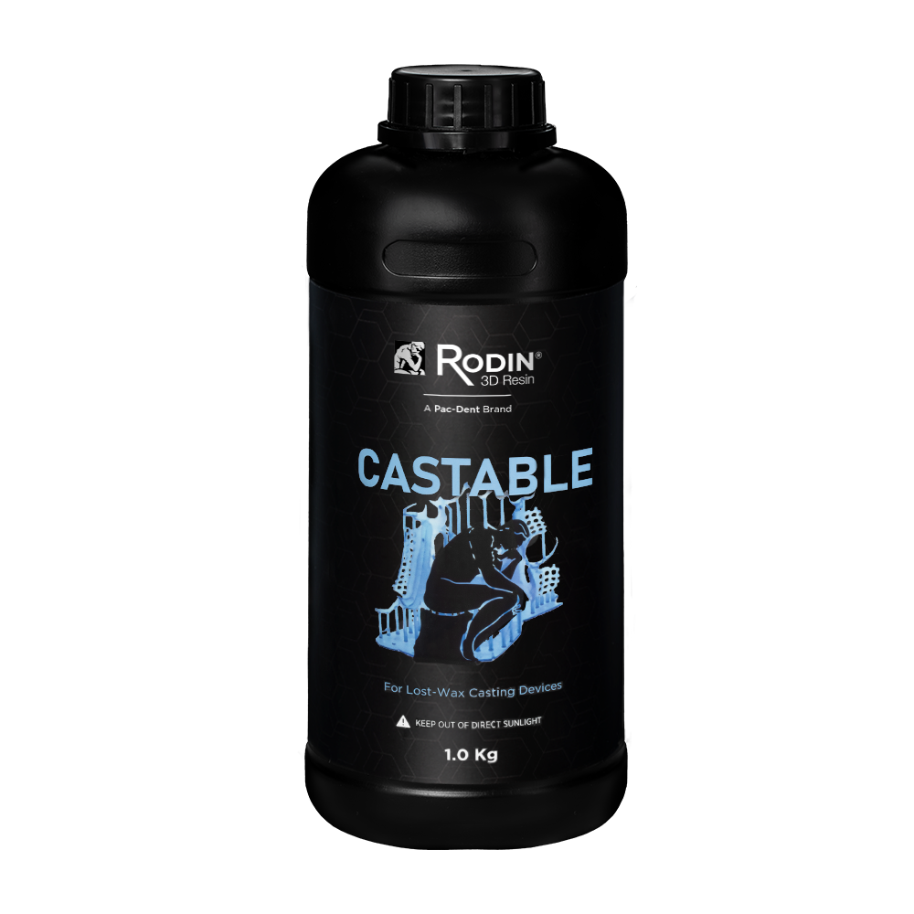 Pac-Dent Rodin Castable, 1kg/bottle