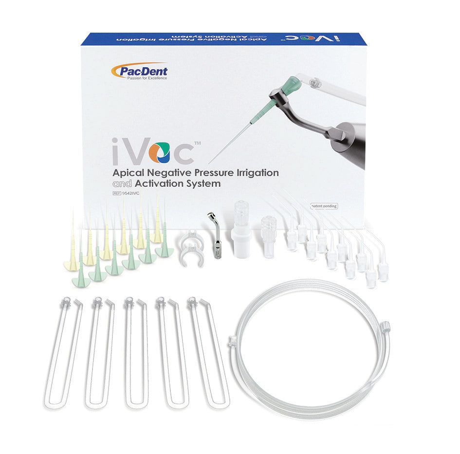 Pac-Dent iVac Intro Kit, 5 x 0.35 iVac tips, 5 x 0.50 iVac tips, 1 x S-type piezo connector