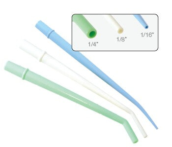 Pac-Dent Mixing Tips, Standard Orifice White, 6 1/2", 25/Pack