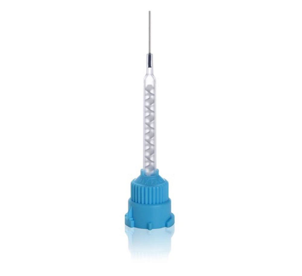 Pac-Dent HP Colibri Mixer with Needle, 20 Ga, Light Blue, 0.9mm, S-System, 40/Pk