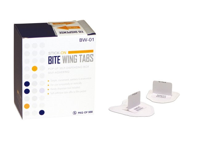Pac-Dent Bite Wing Tabs, 500/Box
