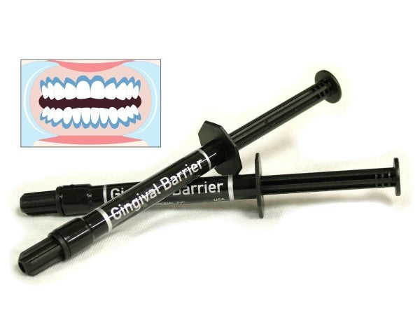 Pac-Dent iBrite Gingival Barrier Refill Kit, 4 x 1.2 mL Syringes
