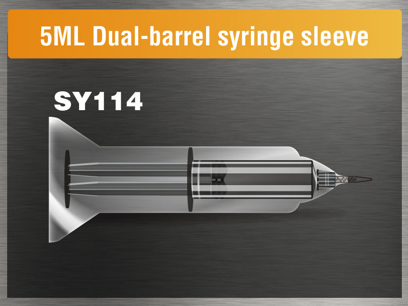 Pac-Dent Syringe cover for dual-barrel syringe 5 ml, 300/pk, 25 boxes/case
