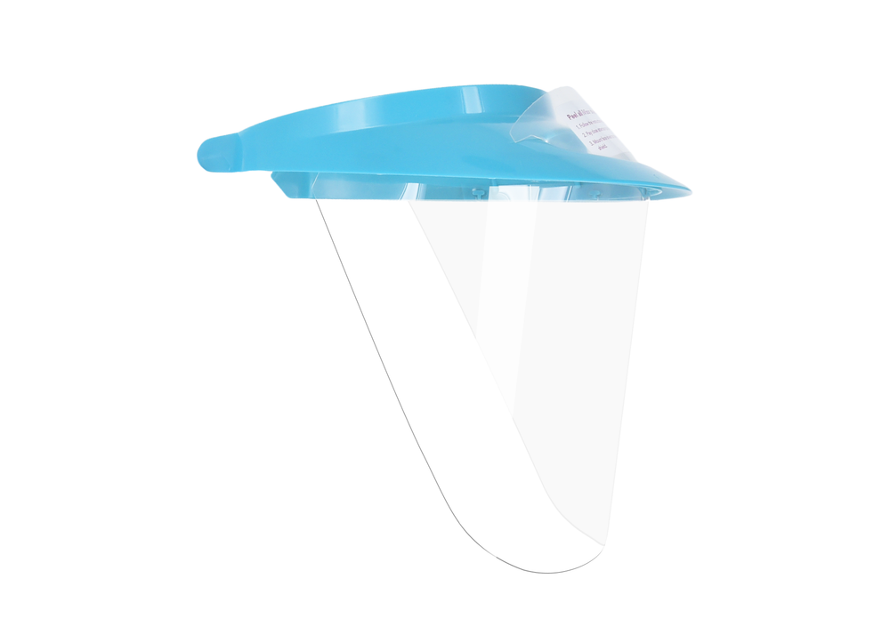 Pac-Dent iVisor Face Shield, 1 Blue visor, 3 shields, 1 light cure filter, I mini shield for ventilation