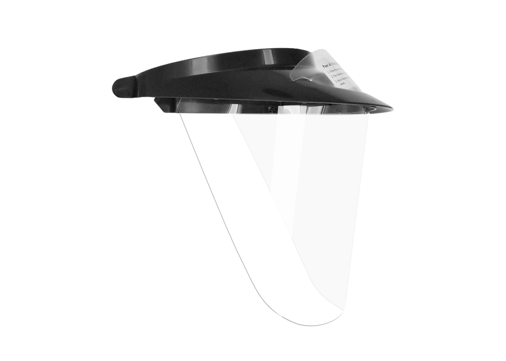 Pac-Dent iVisor 1 x Black visor, 3 x shields, 1 light cure filter, 1 mini shield for ventilation window