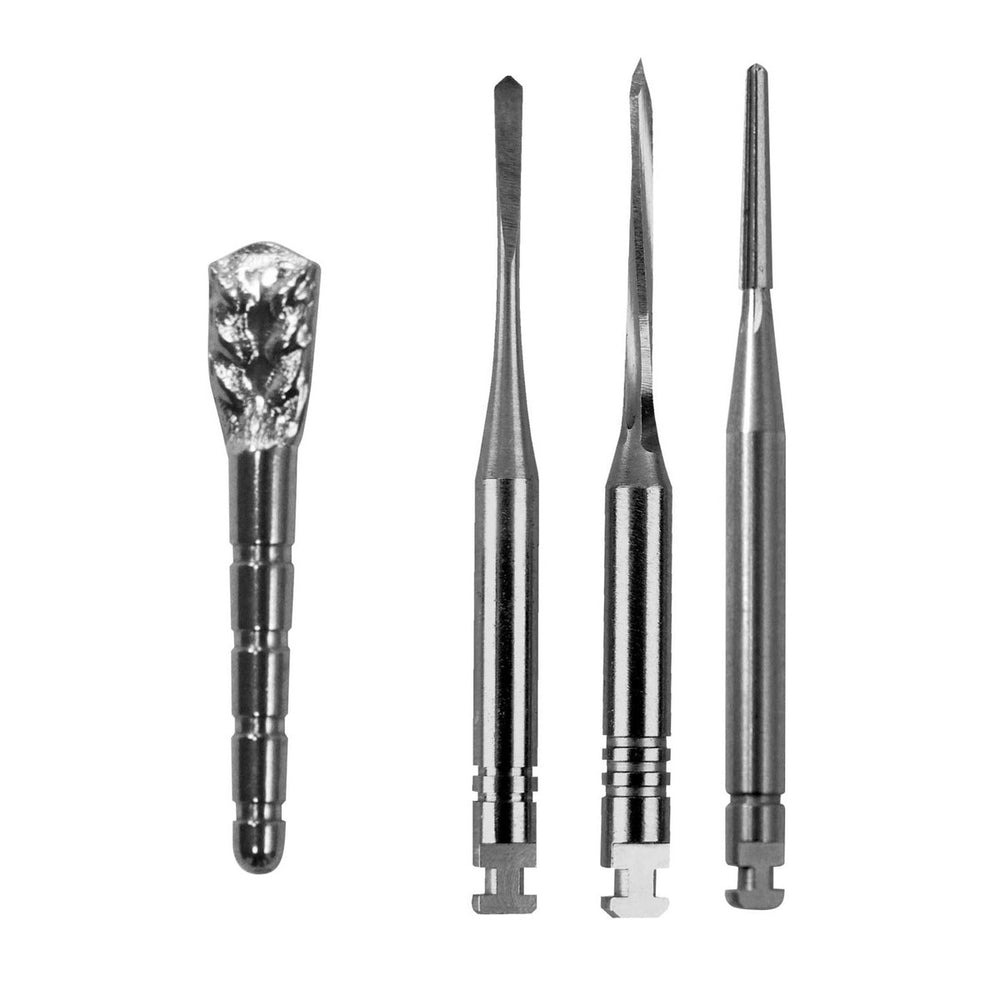 Parkell C.I. Stainless Steel Post Kit, Fine #4 (20 Posts & 3 Drills)