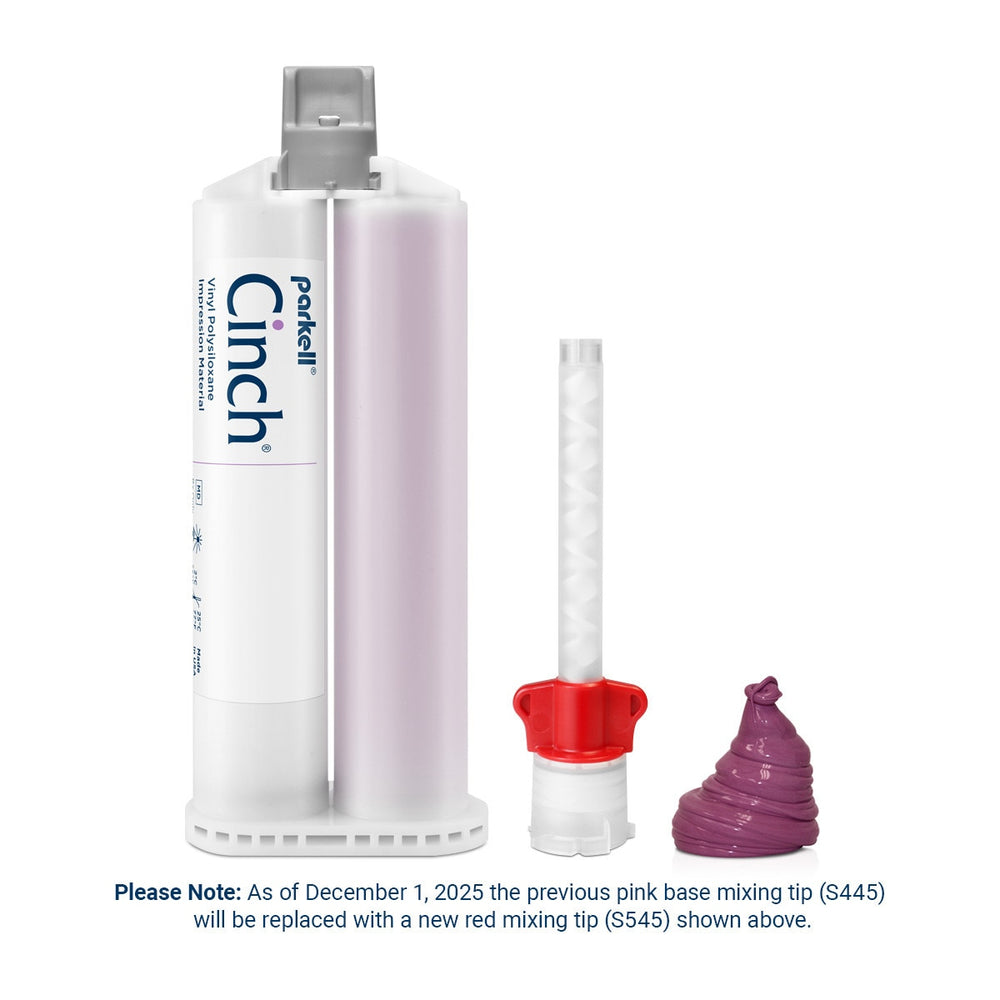 Parkell Cinch Platinum Medium Body VPS, Regular Set, 4 x 50 mL Split Cartridges