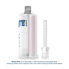 Parkell MucoSoft Resilient Reline Silicone Refill, 50 mL Cartridge & Tips