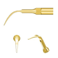 Woodpecker DTE Ultrasonic Scaler Gold Tips GD4T — 5/Pack