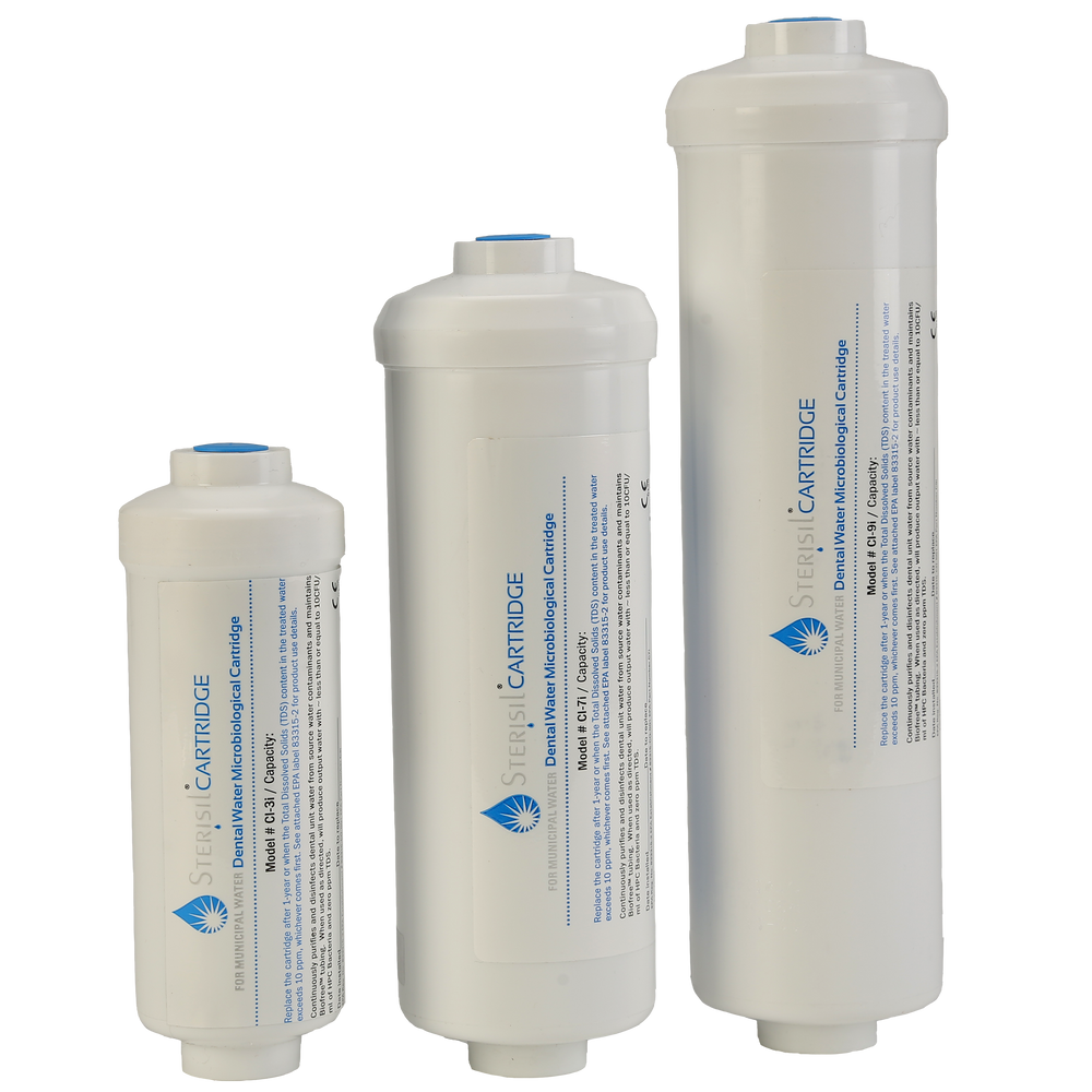 Solmetex Sterisil Inline Cartridge 7i (length 8-1/16 X diameter 2.5), includes CI-QK