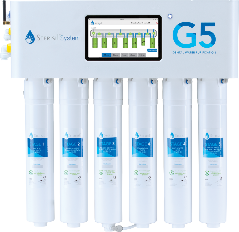 Solmetex Sterisil System G5 Dental Water Purification System, Class A, 3,000 L Capacity