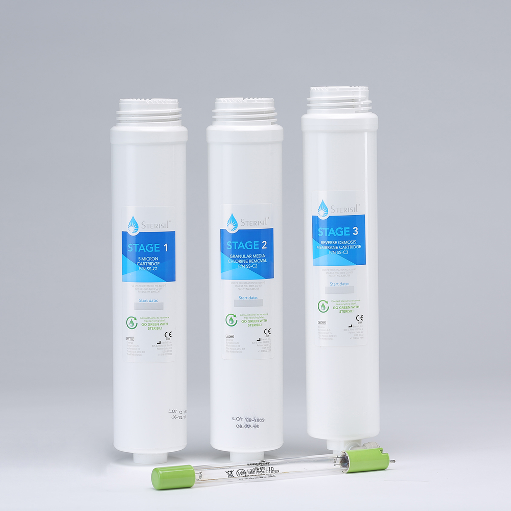 Solmetex Sterisil G5 Annual Kit, Stages 1, 2 & 3 + Class A UV Bulb