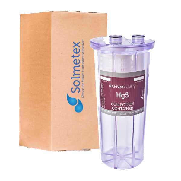 Solmetex Ramvac Utility Hg5 Collection Container with Recycle Kit