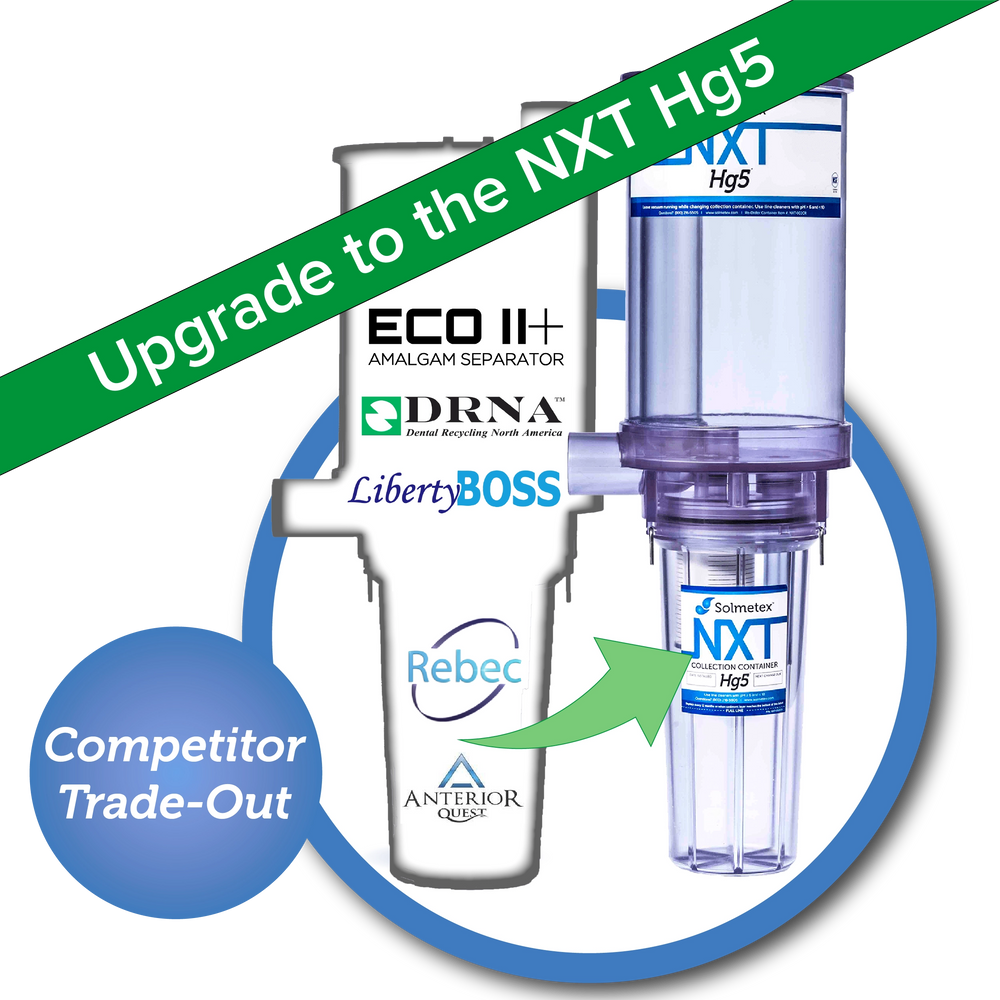 Solmetex Competitor Trade-Out NXT Hg5 Mini Amalgam Separator (1-4 Chairs)