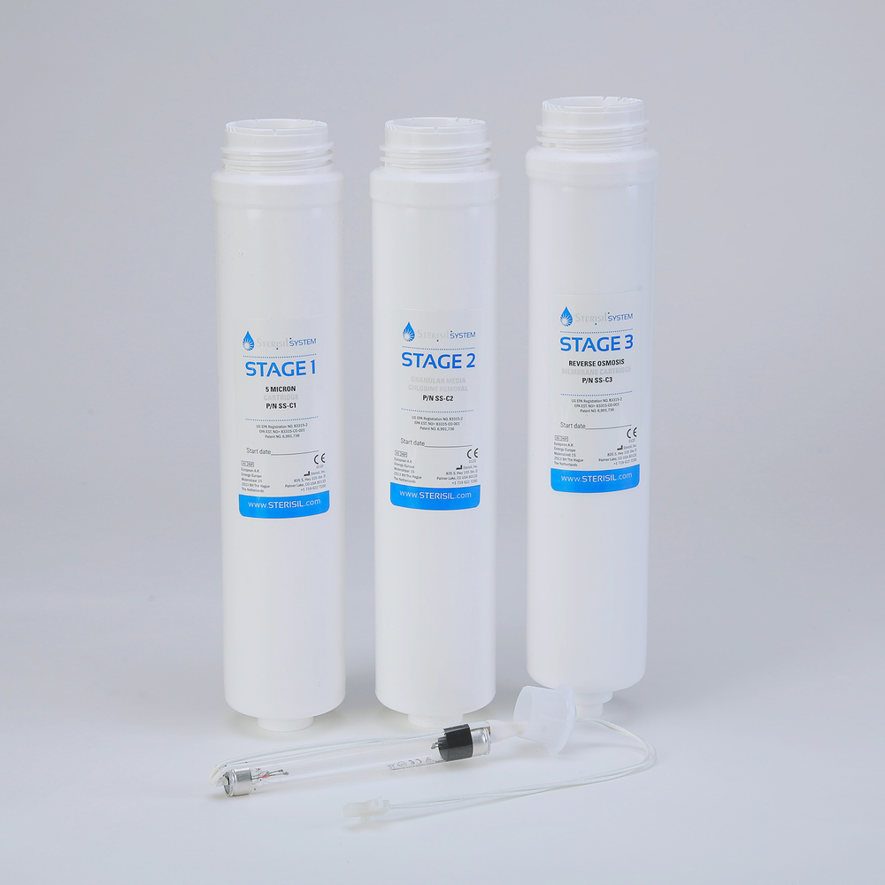 Solmetex Sterisil Annual Kit, Stages 1, 2 & 3 + UV Bulb