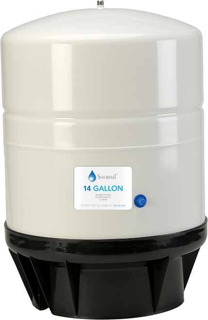 Solmetex Sterisil 14-Gallon Bladder Tank, 15.25" Dia x 23" H