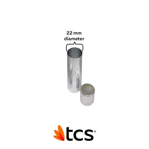 TCS Thermoplastic Comfort System Empty Cartridge with Cap 22mm Dia - Medium