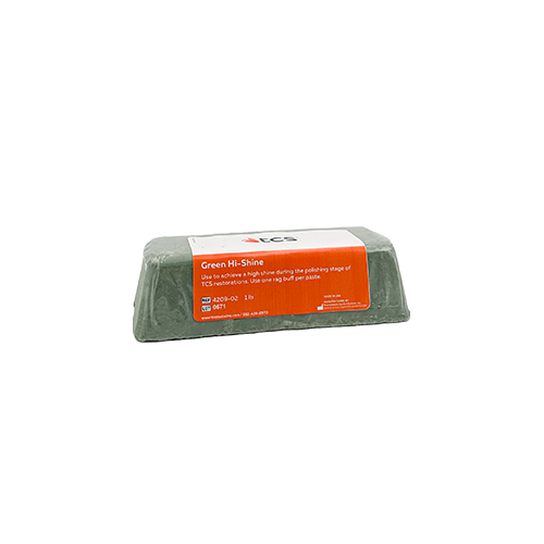 TCS Green Hi-Shine Polishing Paste, 1 lb Bar